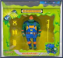 Construction Mutation Mike from Teenage Mutant Ninja Turtles - Mighty Mutations manufactured by Playmates [Front]