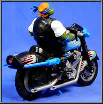 Cruisin' Leo with Classic Sewer Cycle from Teenage Mutant Ninja Turtles - Bodacious Bikers manufactured by Playmates [Loose]