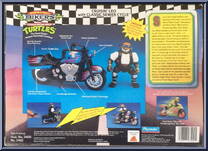 Cruisin' Leo with Classic Sewer Cycle from Teenage Mutant Ninja Turtles - Bodacious Bikers manufactured by Playmates [Back]