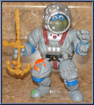 Deep Sea Diver Leonardo from Teenage Mutant Ninja Turtles - Adventurers (with Coins) manufactured by Playmates [Loose]