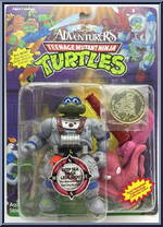 Deep Sea Diver Leonardo from Teenage Mutant Ninja Turtles - Adventurers (with Coins) manufactured by Playmates [Front]
