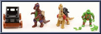 Turtle Transports - Dino Jammin' Combo (with Card) from Teenage Mutant Ninja Turtles - Mini Mutants manufactured by Playmates [Loose]