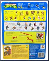 Fugitoid from Teenage Mutant Ninja Turtles - 1990 - Basic Figures manufactured by Playmates [Back]