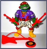 Heavy Metal Raph from Teenage Mutant Ninja Turtles - Rock 'N Rollin' Turtles manufactured by Playmates [Loose]