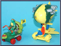 Turtle Transports - High Flyin' & Road Raggin' Combo (with Card) from Teenage Mutant Ninja Turtles - Mini Mutants manufactured by Playmates [Loose]
