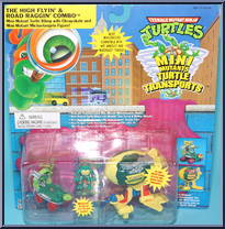 Turtle Transports - High Flyin' & Road Raggin' Combo (with Card) from Teenage Mutant Ninja Turtles - Mini Mutants manufactured by Playmates [Front]