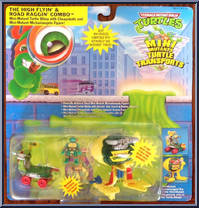 Turtle Transports - High Flyin' & Road Raggin' Combo (with Card) from Teenage Mutant Ninja Turtles - Mini Mutants manufactured by Playmates [Front]