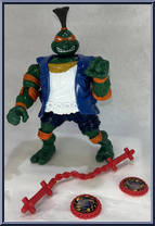 Kung Fu Michaelangelo from Teenage Mutant Ninja Turtles - Kung-Fu Turtles manufactured by Playmates [Loose]