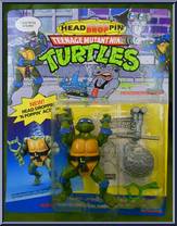 Headdroppin' Leo from Teenage Mutant Ninja Turtles - Headdroppin' Dudes manufactured by Playmates [Front]