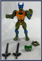 Supermutant Leonardo from Teenage Mutant Ninja Turtles - Super-Mutants manufactured by Playmates [Loose]