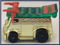 Turtle Transports - Metallized Motorin' Combo (with Card) from Teenage Mutant Ninja Turtles - Mini Mutants manufactured by Playmates [Loose]