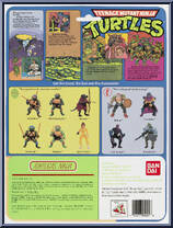 Michaelangelo from Teenage Mutant Ninja Turtles - 1988 - Basic Figures manufactured by Playmates [Back]