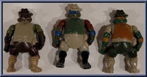 Turtle-Top - Michaelangelo's Adventurer Playset (with Cards) from Teenage Mutant Ninja Turtles - Mini Mutants manufactured by Playmates [Loose]