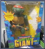 Michaelangelo with Nunchukus [Reissue] from Teenage Mutant Ninja Turtles - Giant Size manufactured by Playmates [Front]