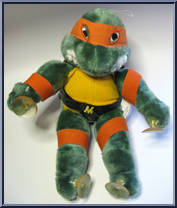 Michelangelo (with Suction Cups) from Teenage Mutant Ninja Turtles - Plush manufactured by Playmates [Loose]
