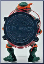 Talkin' Michaelangelo from Teenage Mutant Ninja Turtles - Talkin' Turtles manufactured by Playmates [Loose]