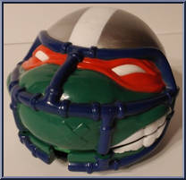 Turtle-Top - Michaelangelo's Football Playset (with Cards) from Teenage Mutant Ninja Turtles - Mini Mutants manufactured by Playmates [Loose]