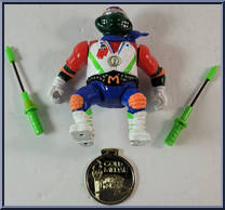 Hot-Doggin' Mike from Teenage Mutant Ninja Turtles - Turtle Games manufactured by Playmates [Loose]