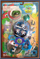Mutant Michaelangelo Space Station Playset (with Cards) from Teenage Mutant Ninja Turtles - Mini Mutants manufactured by Playmates [Front]