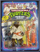 Movie Star Splinter from Teenage Mutant Ninja Turtles - Movie Star Turtles manufactured by Playmates [Front]