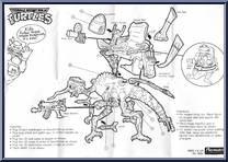 Needlenose from Teenage Mutant Ninja Turtles - Mega Mutants manufactured by Playmates [Instructions]