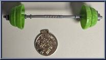 Powerliftin' Don from Teenage Mutant Ninja Turtles - Turtle Games manufactured by Playmates [Loose]