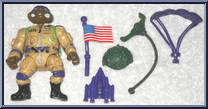 Pro Pilot Don from Teenage Mutant Ninja Turtles - Mutant Military manufactured by Playmates [Loose]