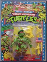Raph, The Green Teen Beret from Teenage Mutant Ninja Turtles - Mutant Military manufactured by Playmates [Front]