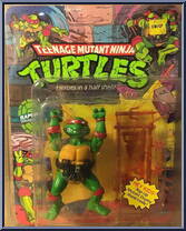 Raphael from Teenage Mutant Ninja Turtles - 1988 - Basic Figures manufactured by Playmates [Front]