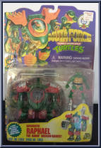 Robomatic Raphael from Teenage Mutant Ninja Turtles - Muta Force manufactured by Playmates [Front]