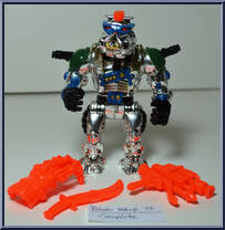 Robotic Bebop from Teenage Mutant Ninja Turtles - 1993 - Basic Figures manufactured by Playmates [Loose]
