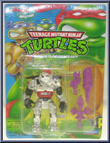 Robotic Rocksteady from Teenage Mutant Ninja Turtles - 1993 - Basic Figures manufactured by Playmates [Front]