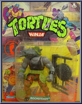 Rocksteady from Teenage Mutant Ninja Turtles - 1988 - Basic Figures manufactured by Playmates [Front]