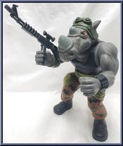 Rocksteady with Retromutagen Gun from Teenage Mutant Ninja Turtles - Giant Size manufactured by Playmates [Loose]