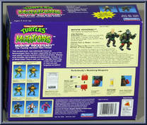 Mutatin' Rocksteady from Teenage Mutant Ninja Turtles - Mutations manufactured by Playmates [Back]