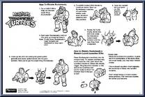 Mutatin' Rocksteady from Teenage Mutant Ninja Turtles - Mutations manufactured by Playmates [Instructions]