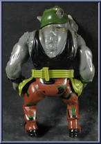 Rocksteady from Teenage Mutant Ninja Turtles - 1988 - Basic Figures manufactured by Playmates [Loose]