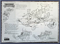Sewer Dragster from Teenage Mutant Ninja Turtles - 1990 - Accessories manufactured by Playmates [Instructions]