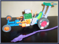 Raph's Turtle Dragster from Teenage Mutant Ninja Turtles - 1991 - Accessories manufactured by Playmates [Loose]