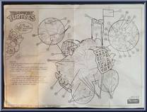 Shell Top 4x4 from Teenage Mutant Ninja Turtles - 1991 - Accessories manufactured by Playmates [Instructions]