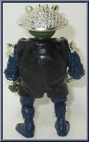 Shogun Leo (Silver Armor with Card) from Teenage Mutant Ninja Turtles - Shogun Turtles manufactured by Playmates [Loose]