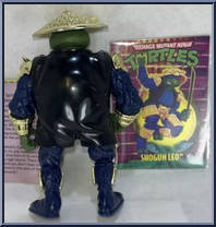 Shogun Leo (Gold Armor with Card) from Teenage Mutant Ninja Turtles - Shogun Turtles manufactured by Playmates [Loose]