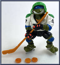Slap Shot Leo from Teenage Mutant Ninja Turtles - Sewer Sports Allstar Turtles manufactured by Playmates [Loose]