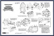 Road Ready Splinter from Teenage Mutant Ninja Turtles - Road Ready Mutations manufactured by Playmates [Instructions]