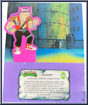 Splinter (Soft Head) from Teenage Mutant Ninja Turtles - 1988 - Basic Figures manufactured by Playmates [Stand]