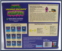Road Ready Splinter [Reissue] from Teenage Mutant Ninja Turtles - Road Ready Mutations manufactured by Playmates [Front]