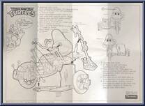Toon Cycle from Teenage Mutant Ninja Turtles - 1992 - Accessories manufactured by Playmates [Instructions]