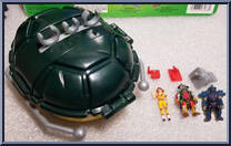 Carry Along Communicator Playset (with Cards) from Teenage Mutant Ninja Turtles - Mini Mutants manufactured by Playmates [Loose]