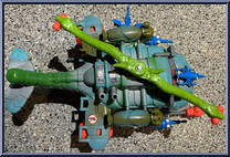 Turtlecopter from Teenage Mutant Ninja Turtles - Mutant Military - Accessories manufactured by Playmates [Loose]