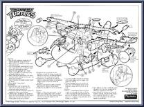 Turtlecopter from Teenage Mutant Ninja Turtles - Mutant Military - Accessories manufactured by Playmates [Instructions]